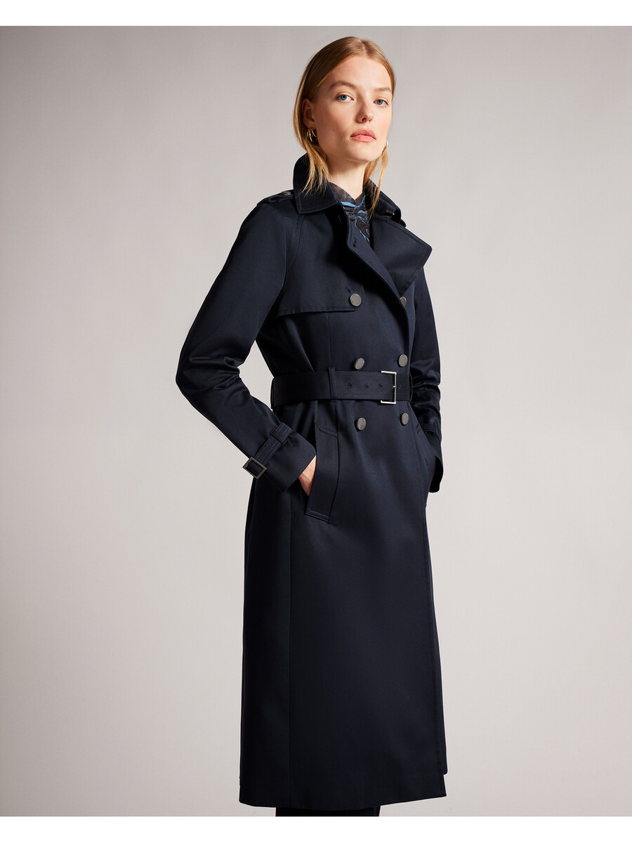 robbii - lichtgewicht waterafstotende trenchcoat met riem