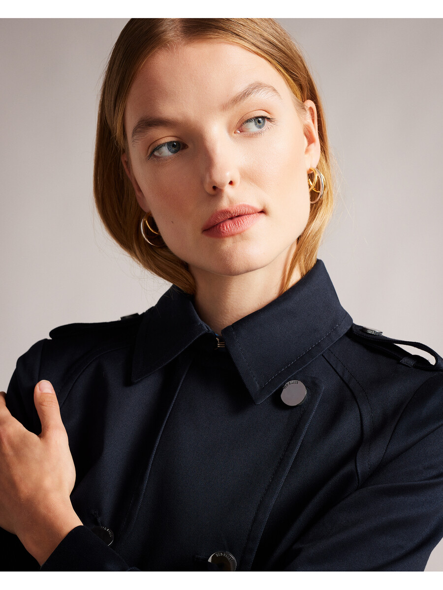 robbii - lichtgewicht waterafstotende trenchcoat met riem