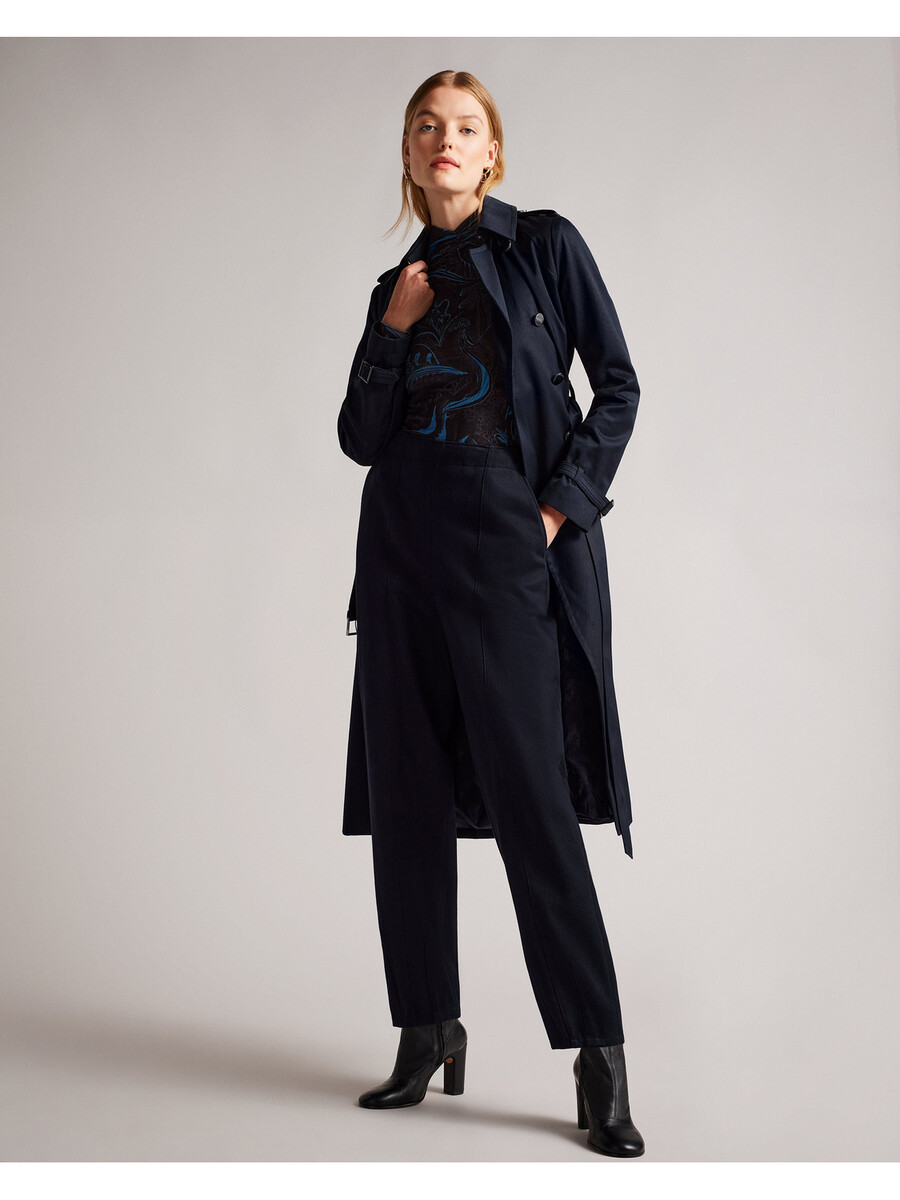robbii - lichtgewicht waterafstotende trenchcoat met riem