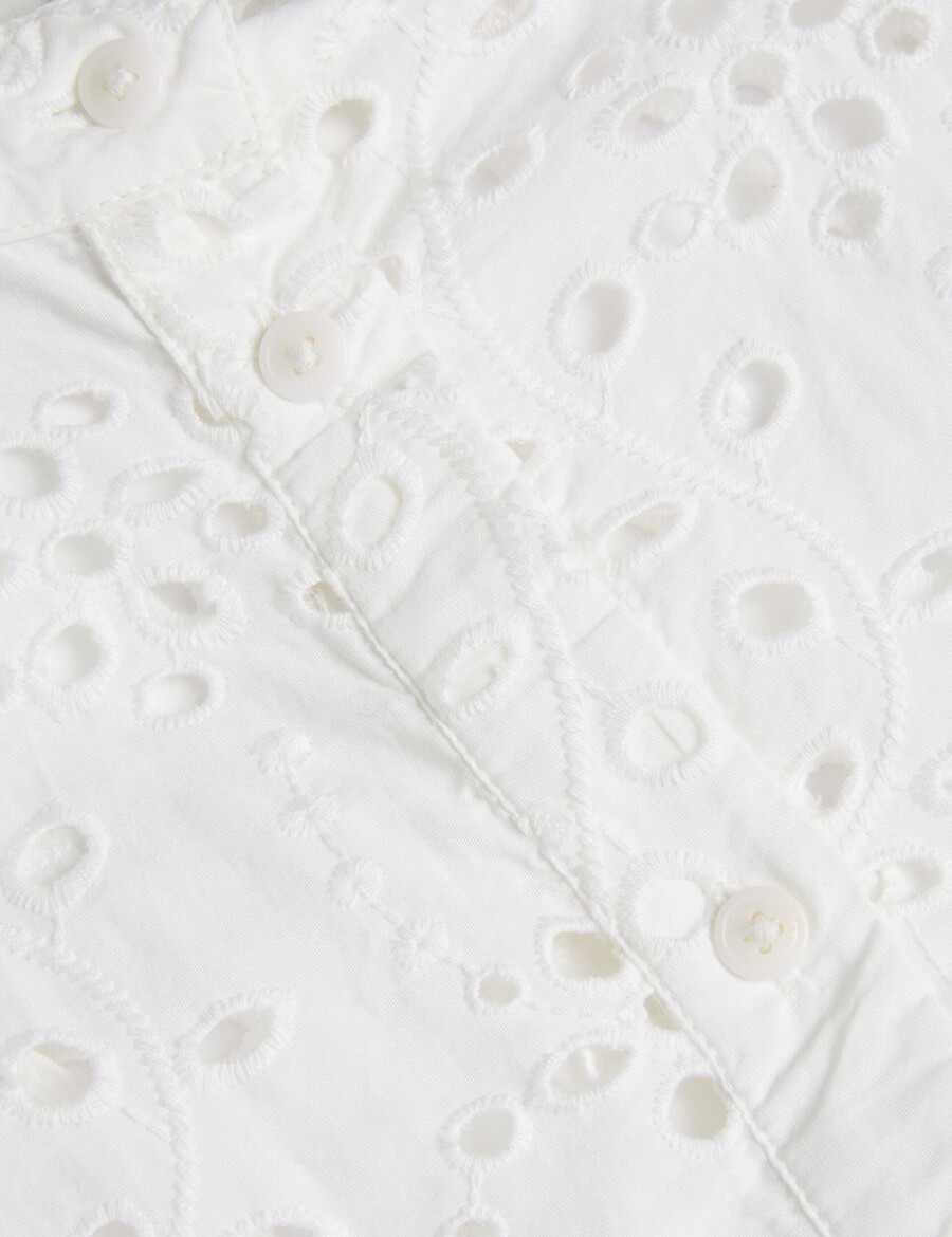 nikaia - oversized jurk met broderie