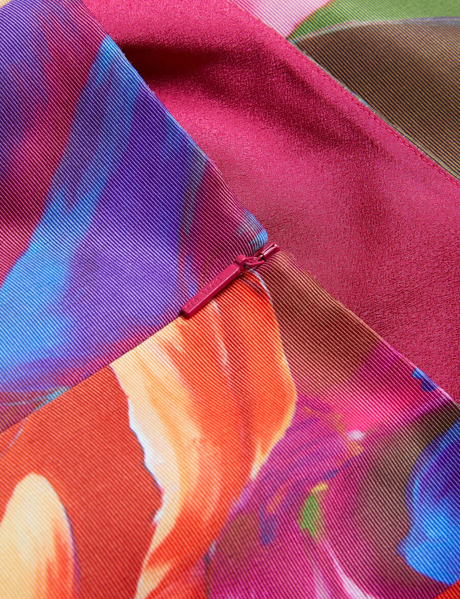 jyneen - mini-jurk met print en aansluitend lijfje
