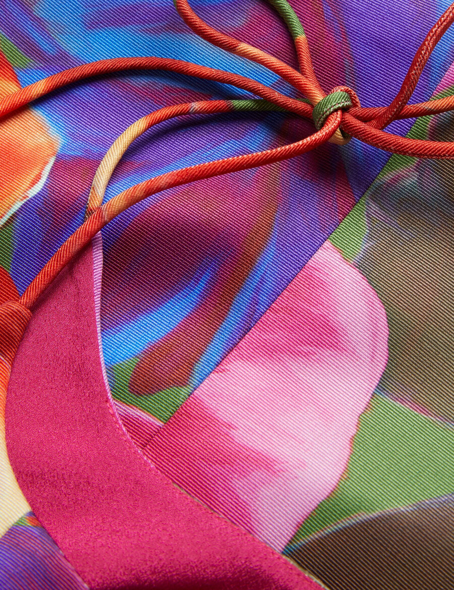 jyneen - mini-jurk met print en aansluitend lijfje