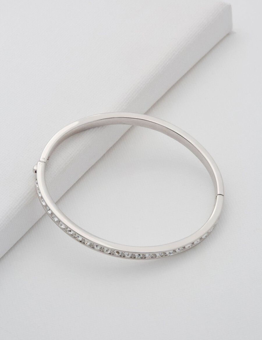 clemara - armband met kristallen scharnier