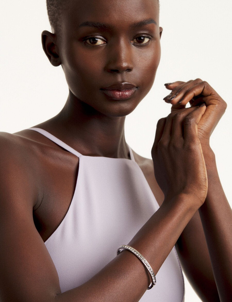 clemara - armband met kristallen scharnier