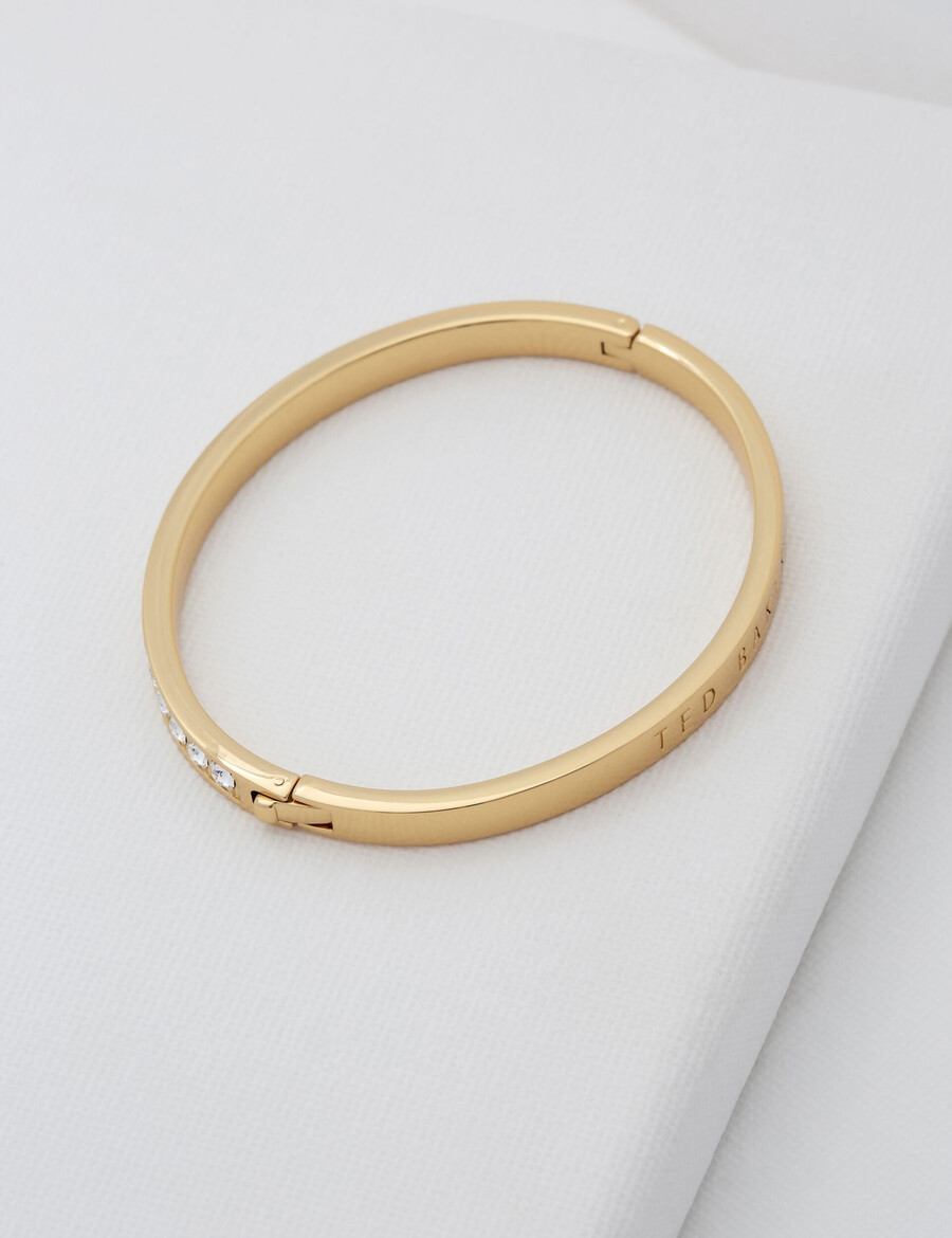 clemara - armband met kristallen scharnier