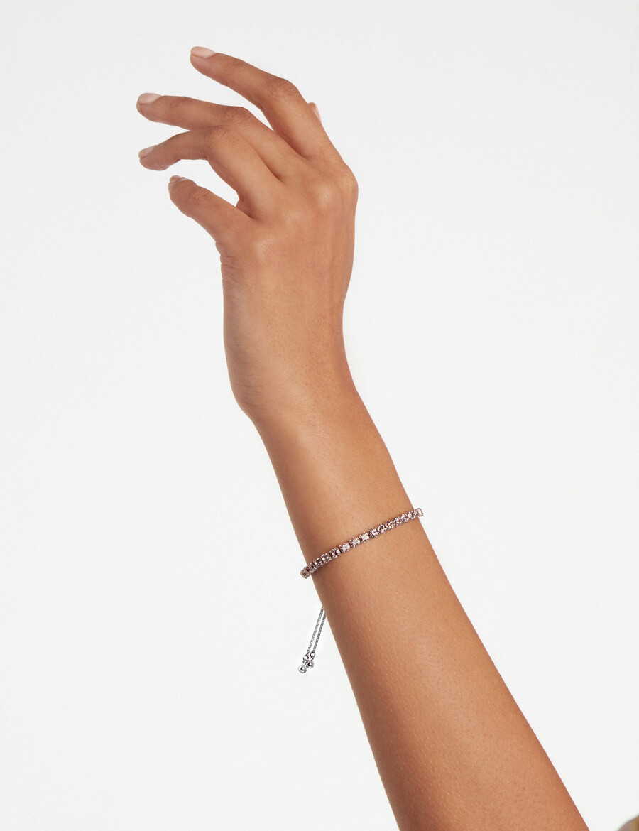 melrah - verstelbare tennisarmband met kristallen
