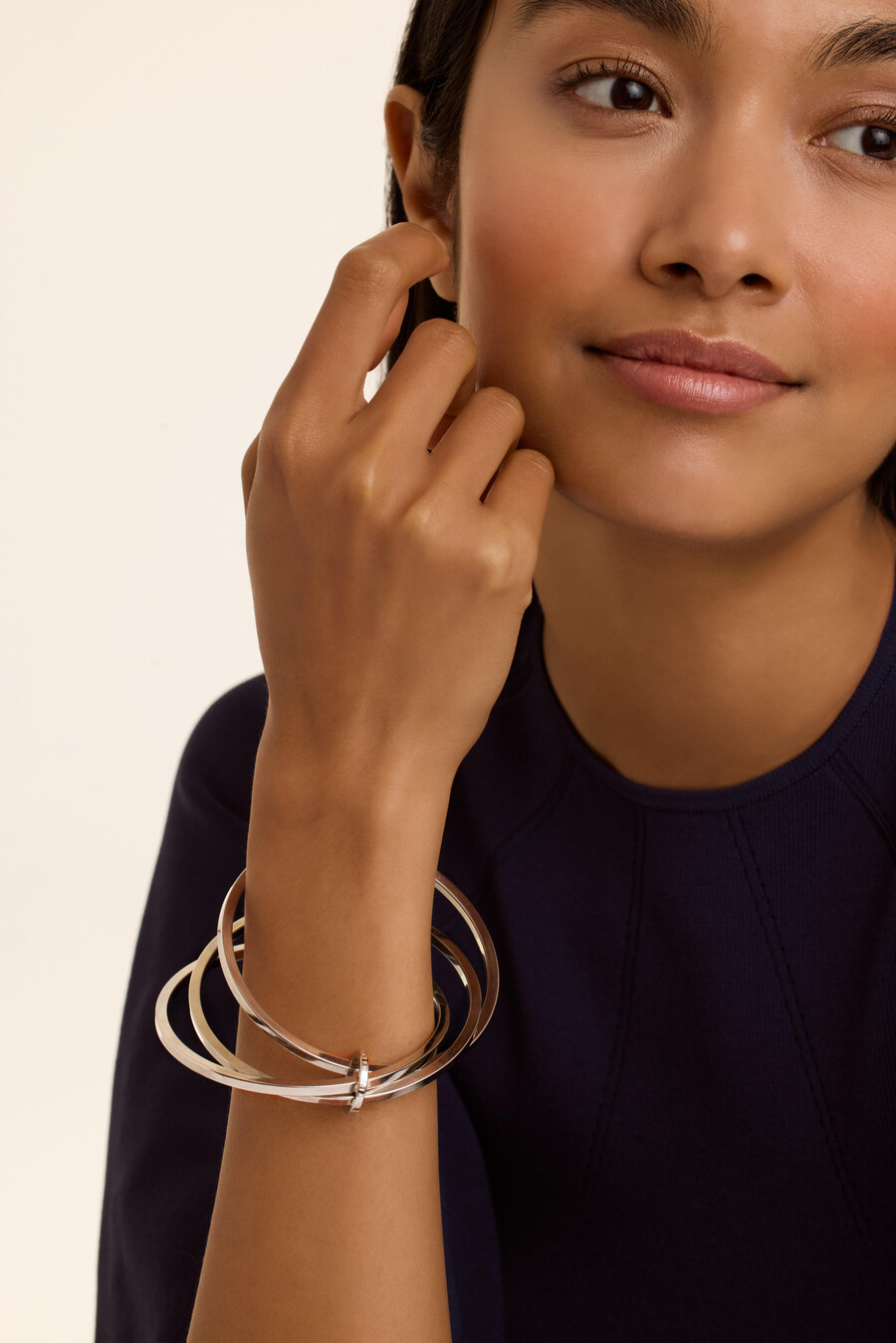 armband met meerdere ringen