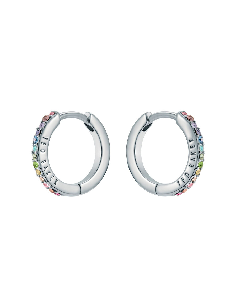heplie - kristallen huggie hoop oorbellen