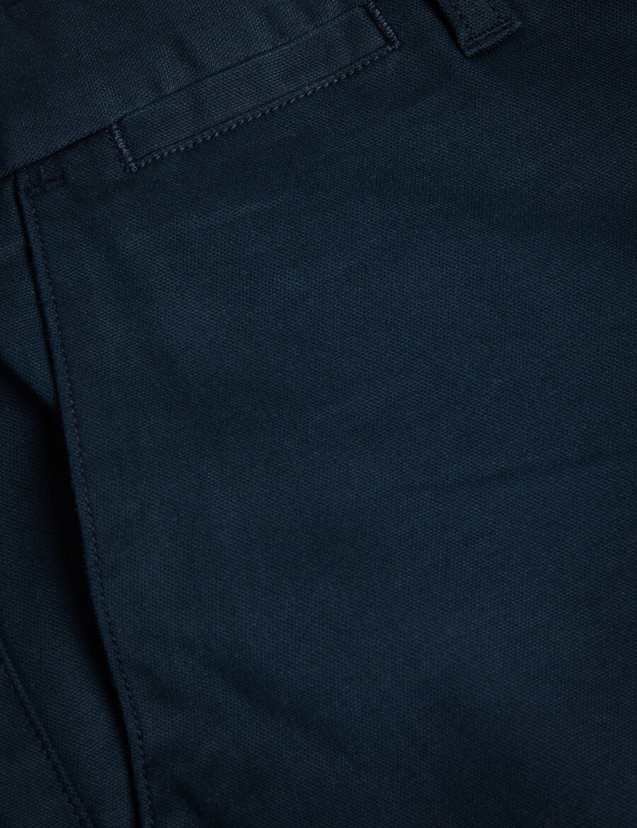haybrn - normale pasvorm getextureerde chino broek