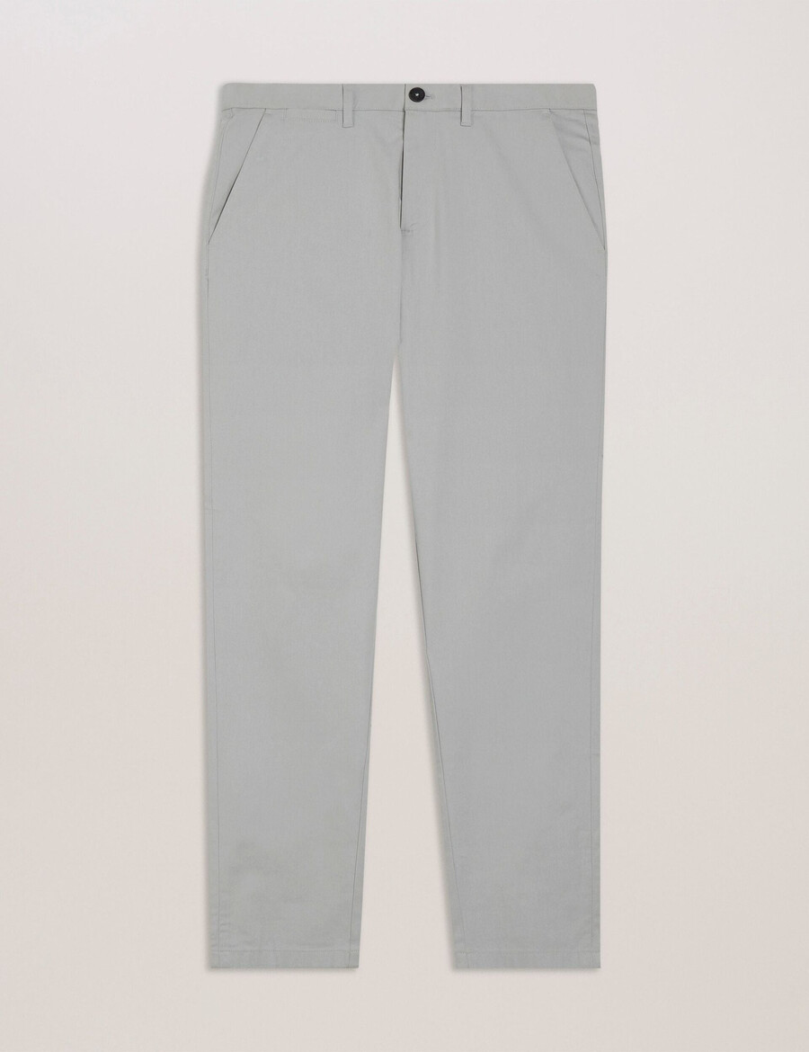haybrn - normale pasvorm getextureerde chino broek