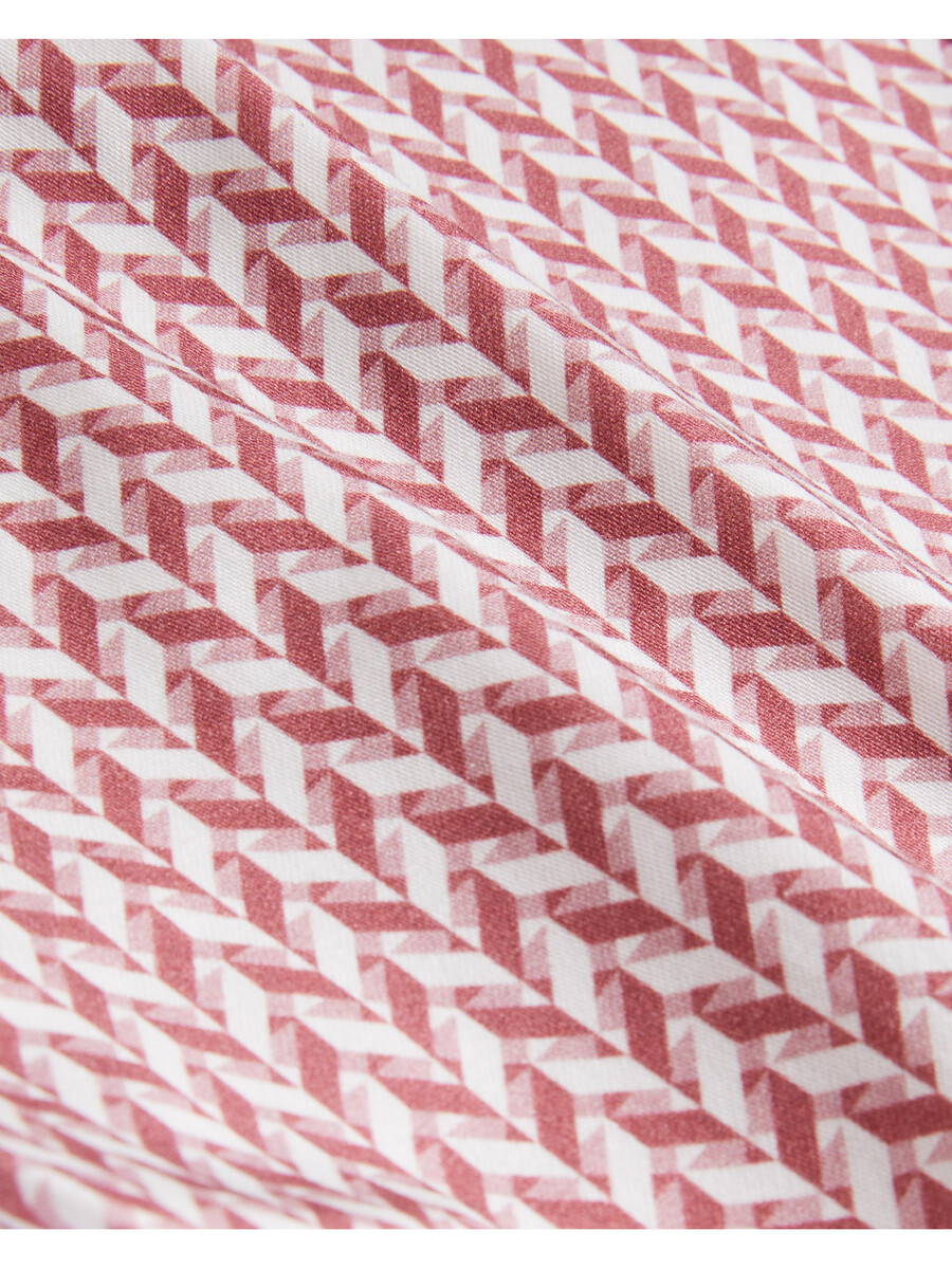 laceby - slim fit shirt met lange mouwen en geometrische print