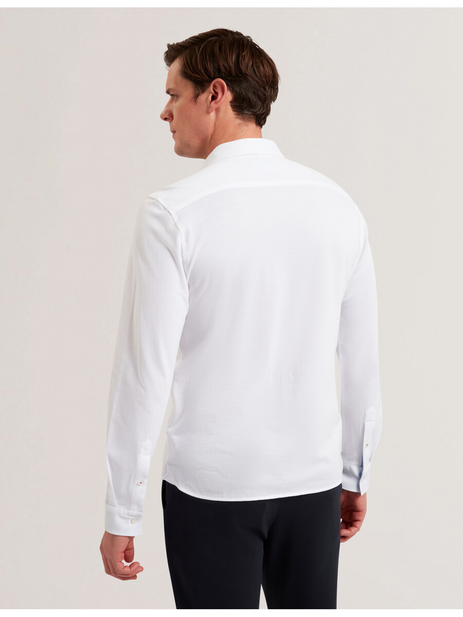 luckey - t-shirt met lange mouwen van katoenpiquéjersey normale maat