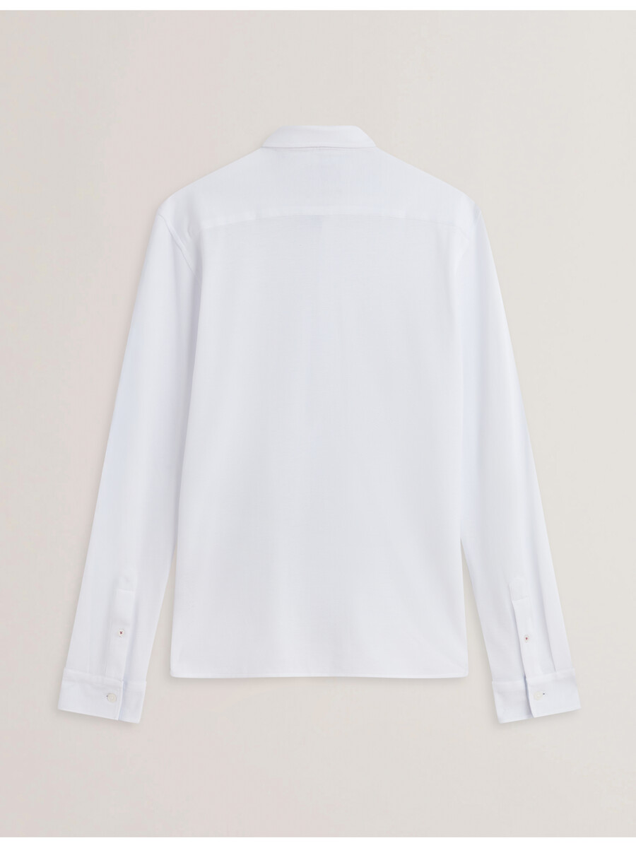 luckey - t-shirt met lange mouwen van katoenpiquéjersey normale maat