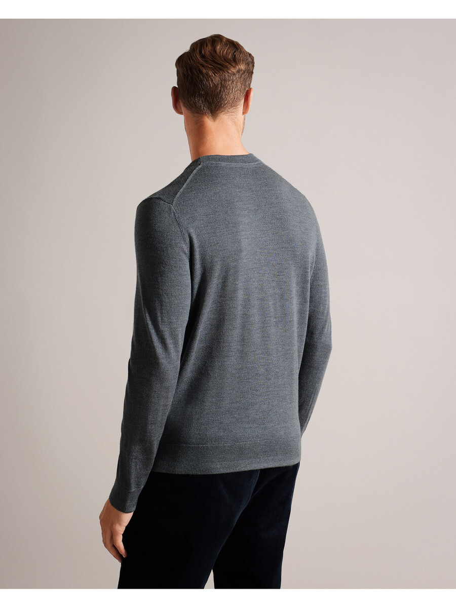 carnby - trui met ronde hals van pure wol