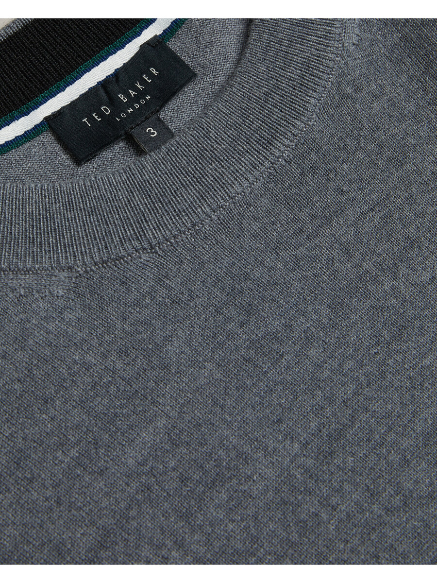 carnby - trui met ronde hals van pure wol