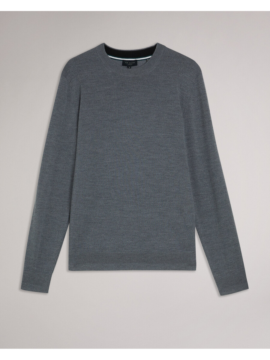 carnby - trui met ronde hals van pure wol