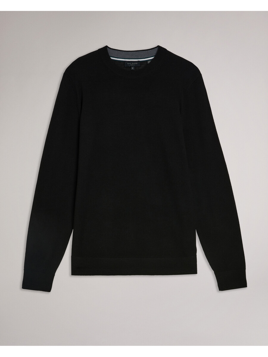 carnby - trui met ronde hals van pure wol