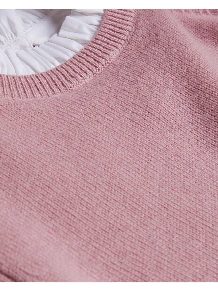 lissiah - trui met bobbeldetails aan de zoom