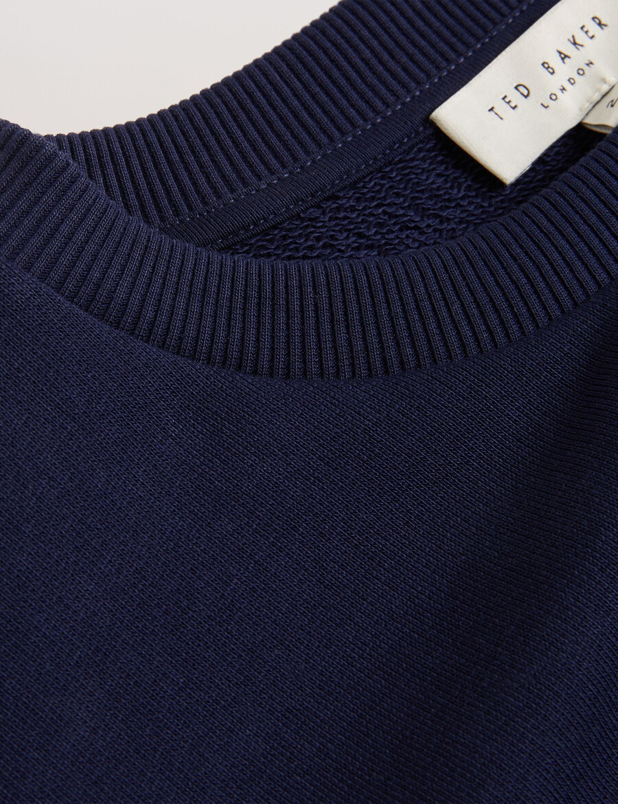 raynahh - katoenen sweatshirt met bloemenprint en textuur