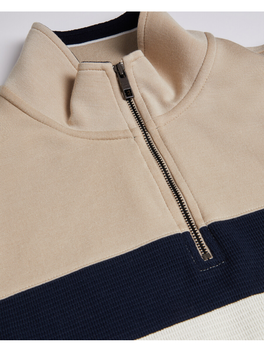 veller - longsleeve regular fit half zip