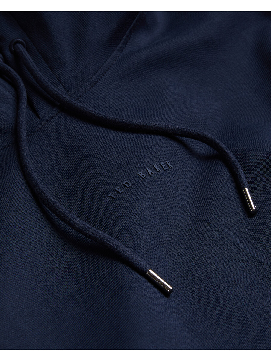 drotow - hoodie van katoenmix met logo-details