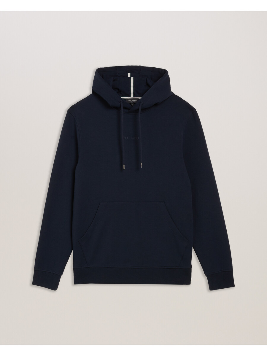drotow - hoodie van katoenmix met logo-details