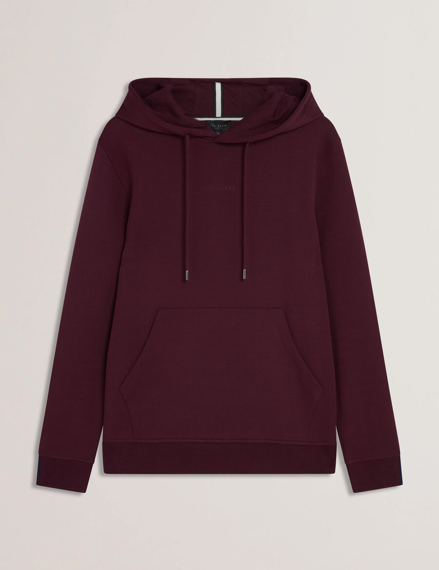 drotow - hoodie van katoenmix met logo-details