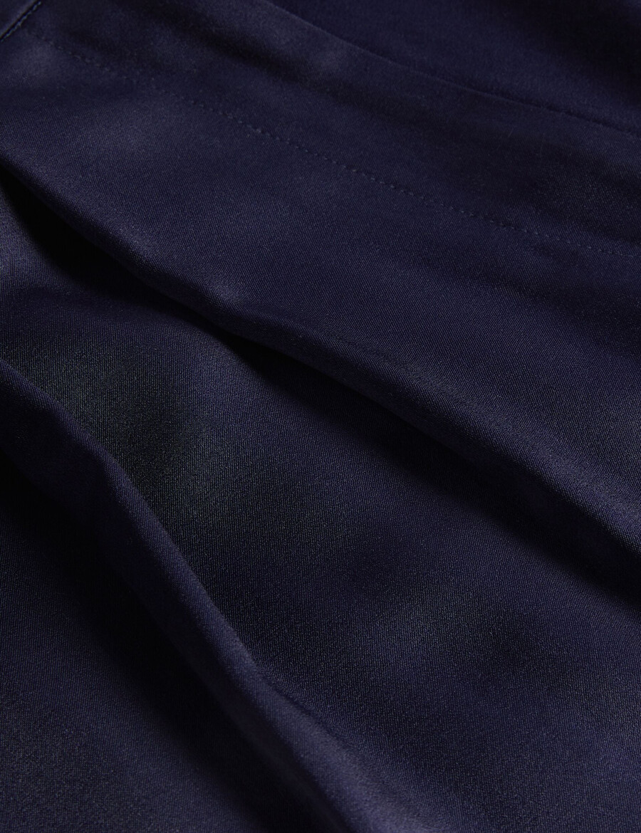 teerut - satijnen getailleerde wijde broek