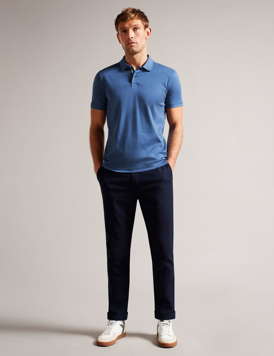 zeiter - slim-fit poloshirt van puur katoen
