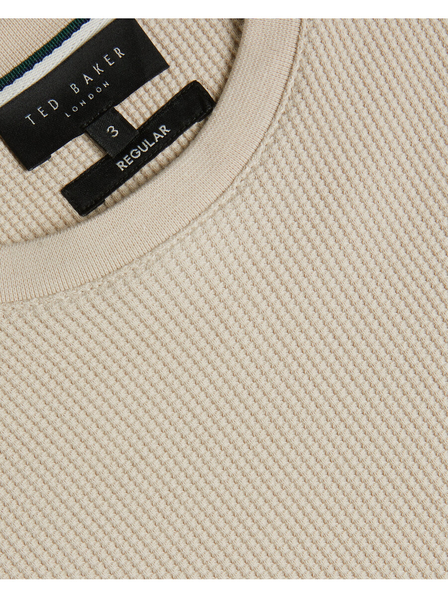 frute - t-shirt met korte mouwen en normale pasvorm met textuur