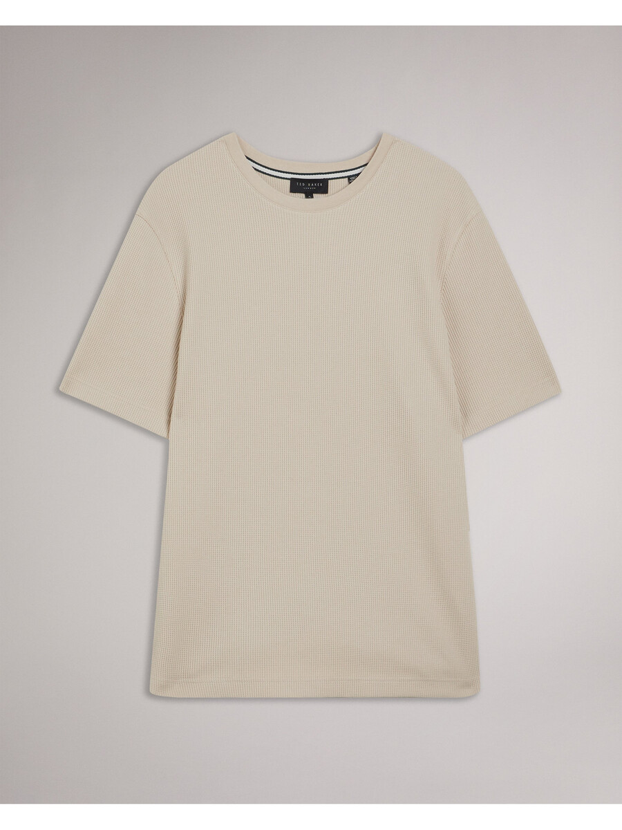frute - t-shirt met korte mouwen en normale pasvorm met textuur