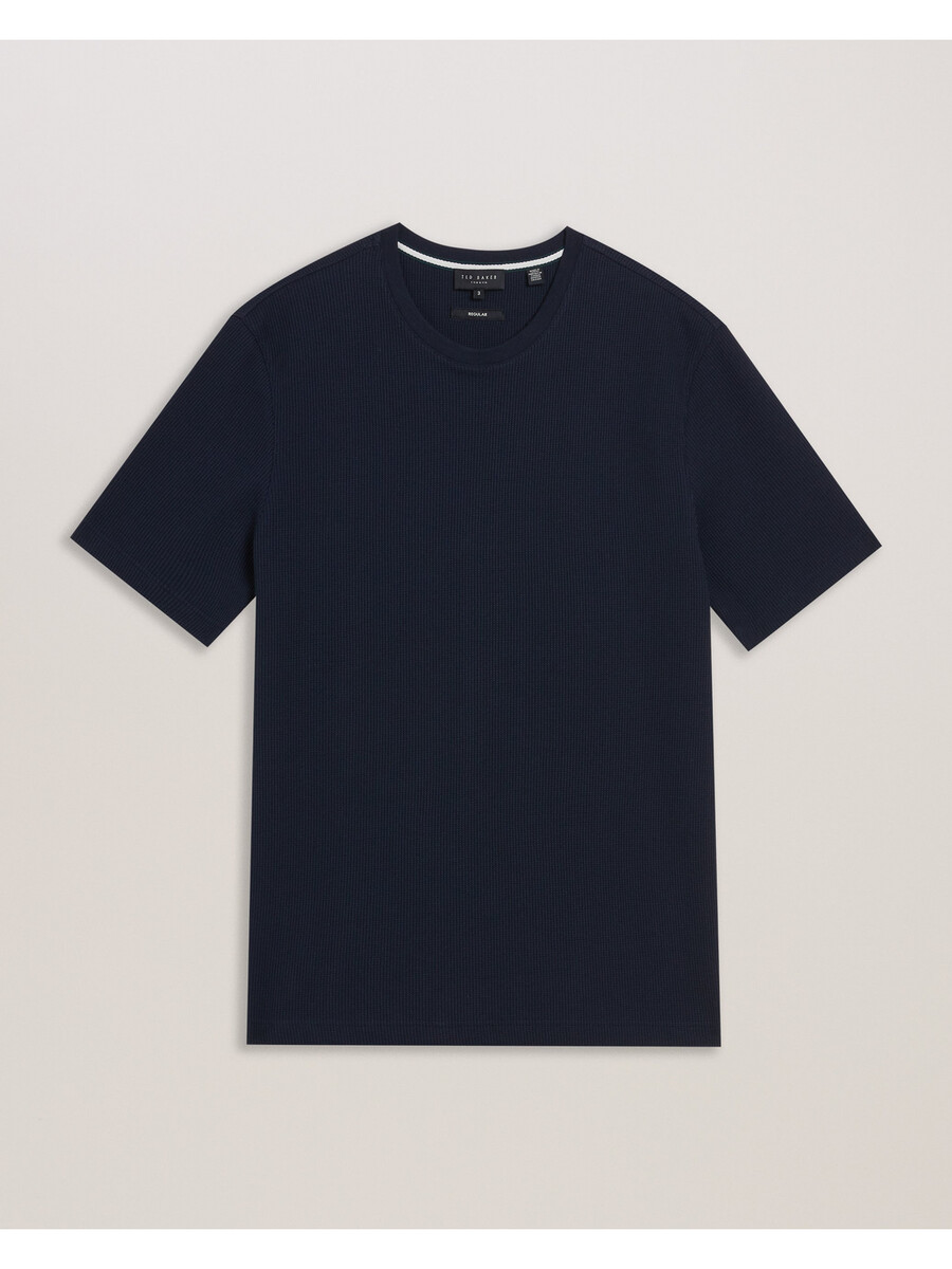 frute - t-shirt met korte mouwen en normale pasvorm met textuur