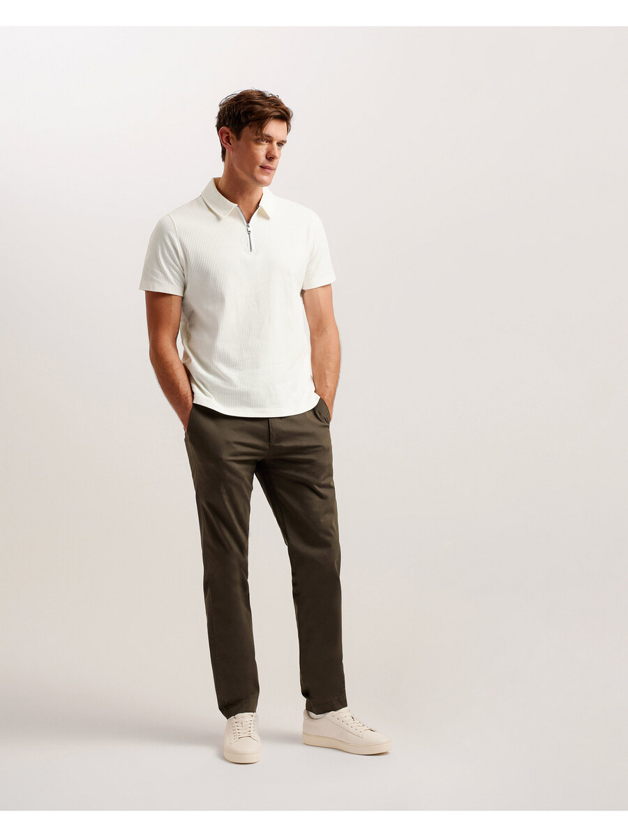 zarkes - ss regular zip polo