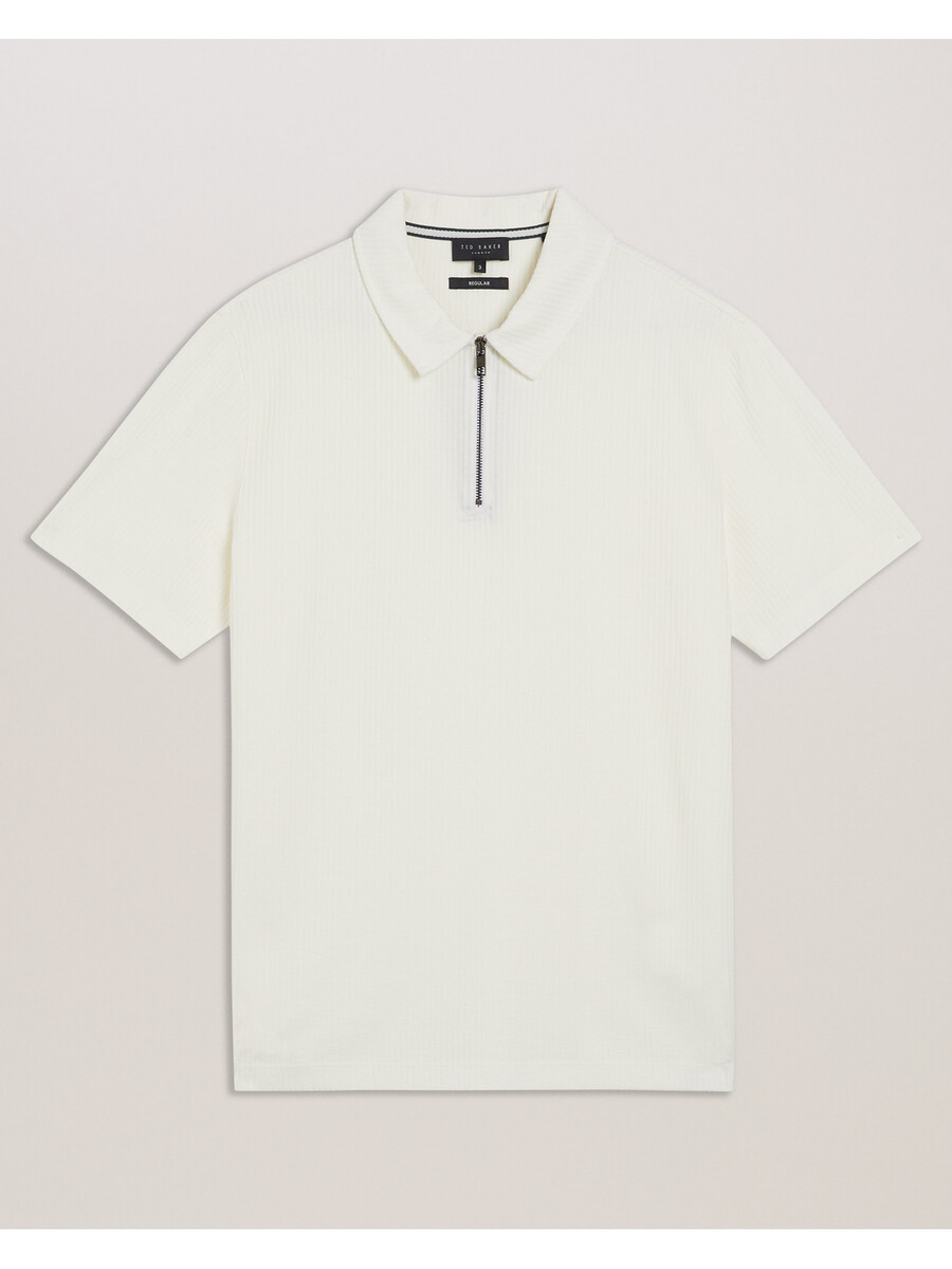zarkes - ss regular zip polo