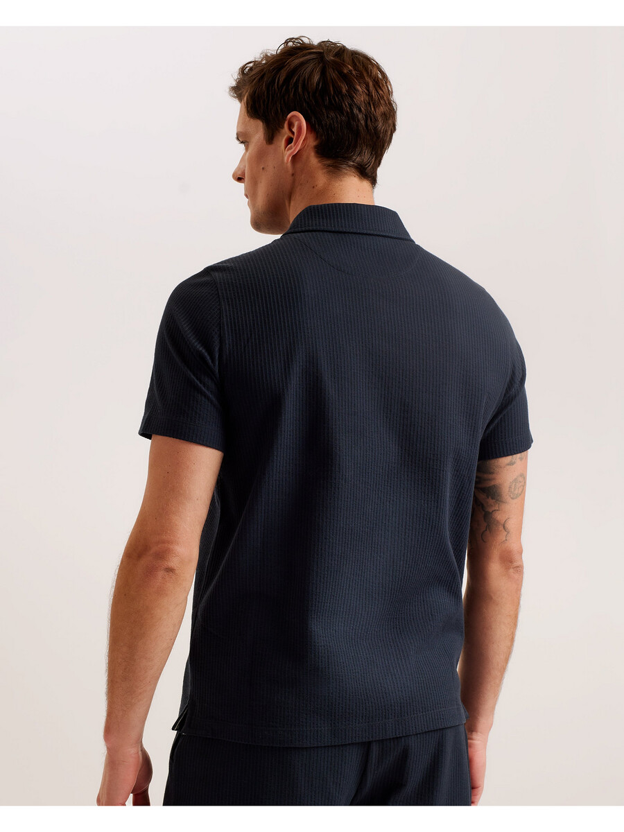 zarkes - ss regular zip polo