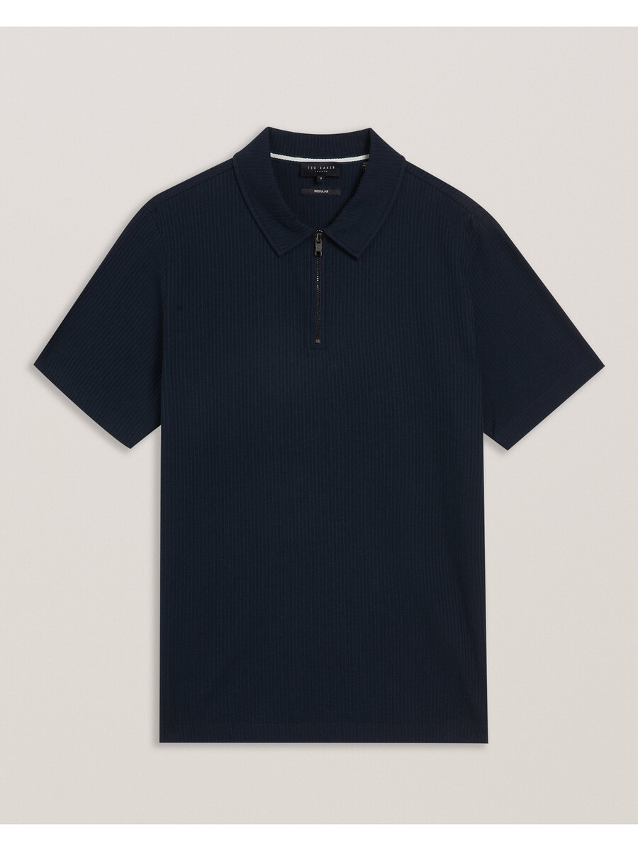 zarkes - ss regular zip polo