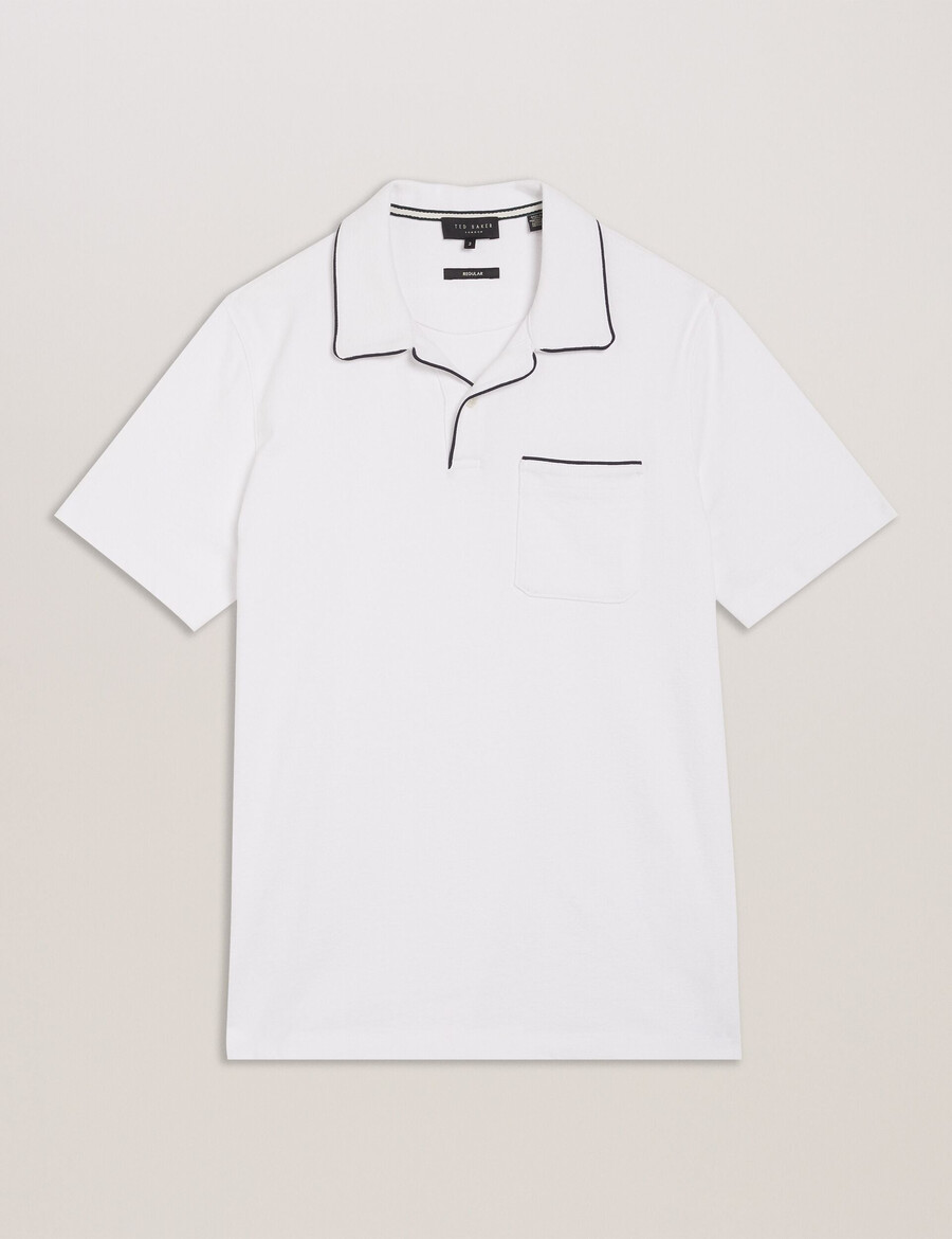 paisel - ss regular open collar polo