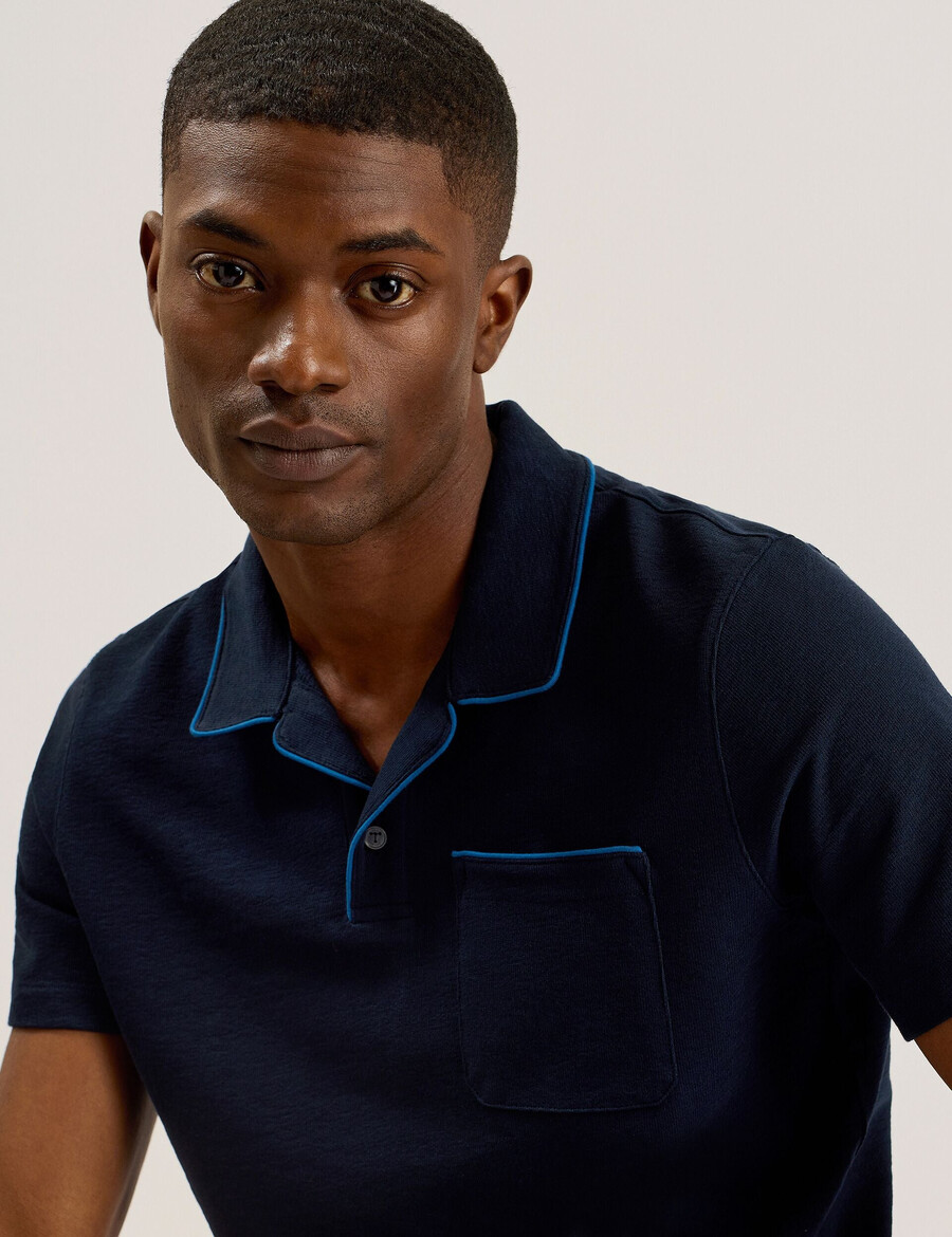 paisel - ss regular open collar polo