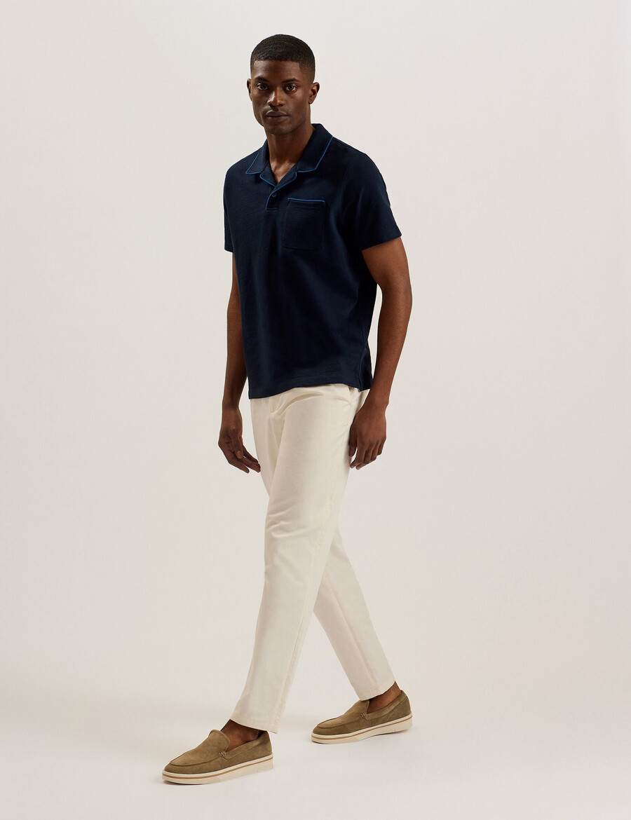 paisel - ss regular open collar polo