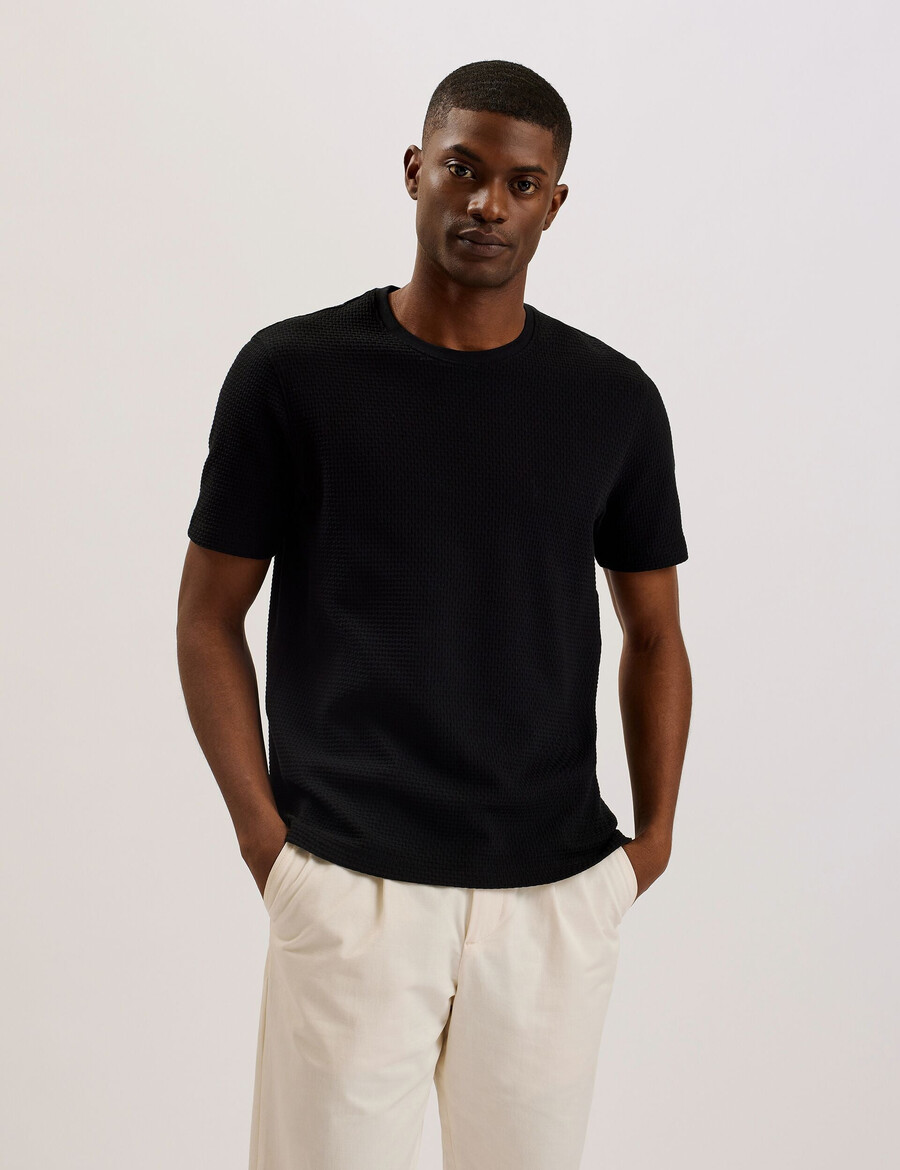 curlys - ss regular textured t-shirt