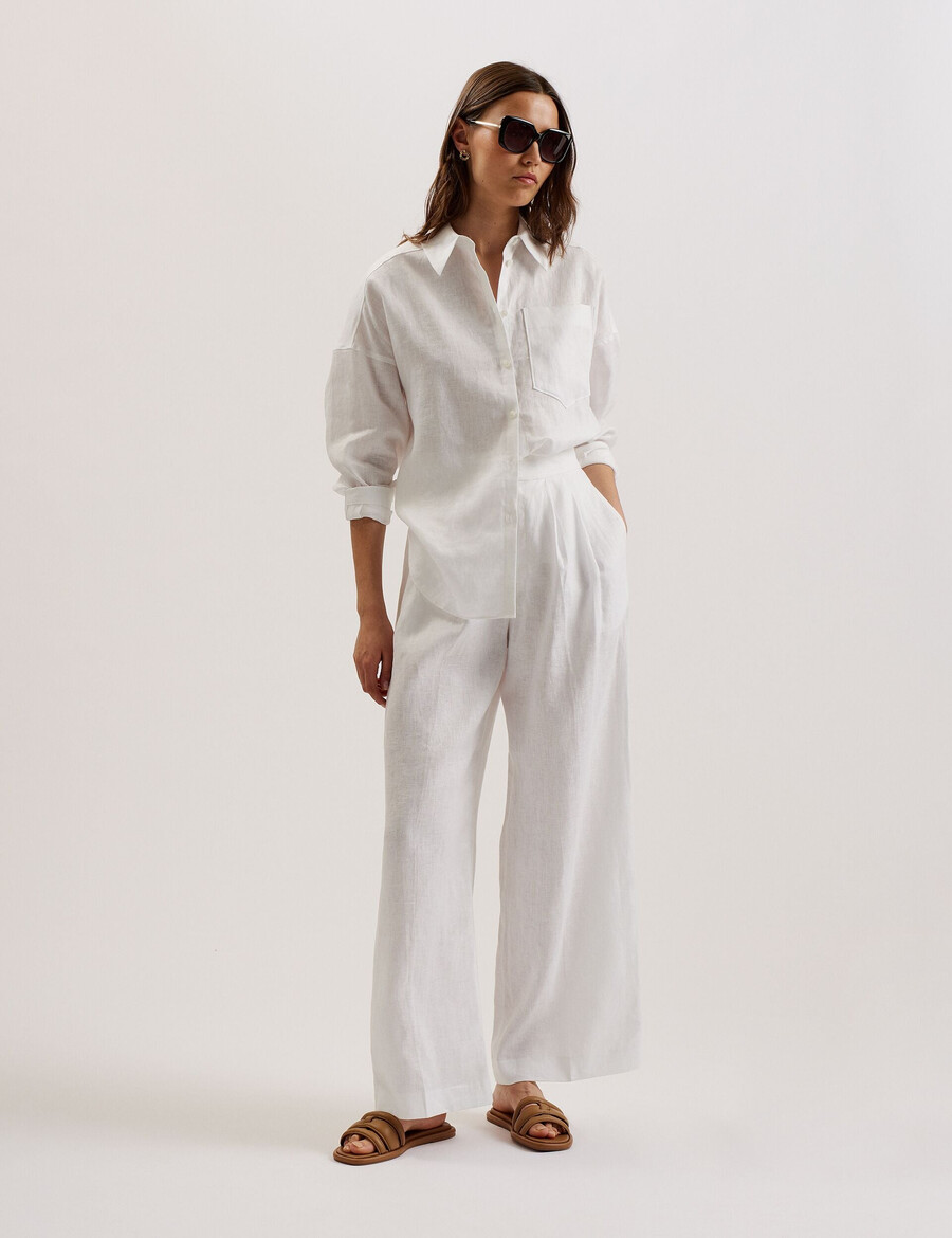 toloca - oversized linnen overhemd