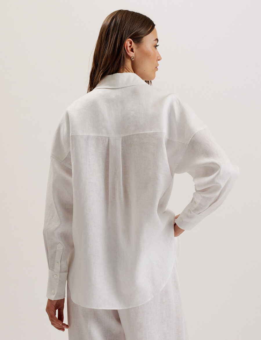 toloca - oversized linnen overhemd