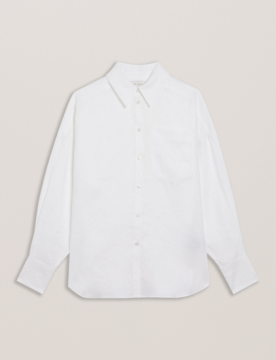 toloca - oversized linnen overhemd